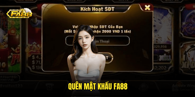 Quên Mật Khẩu Fa88